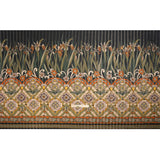 Mood Exclusive Black Garden Gathering Metallic Pinstriped Viscose Dobby