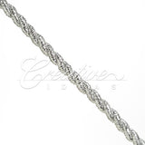 6Mm 2 Ply Twist Cords - 25 Yards (Silver)