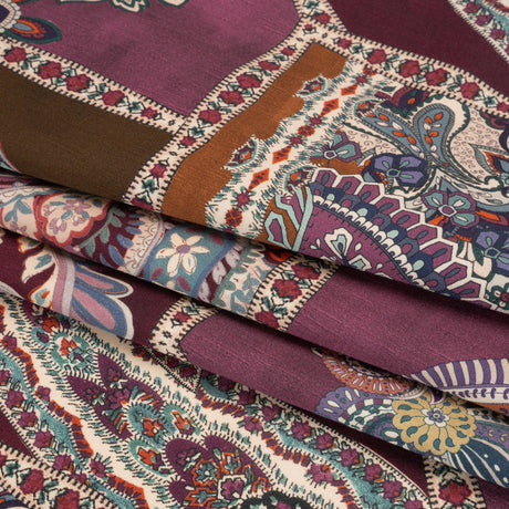 Mood Exclusive Purple Elegant Eloise Stretch Cotton Sateen