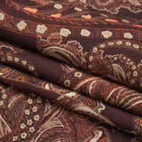 Mood Exclusive Maroon Octopus's Garden Stretch Cotton Sateen