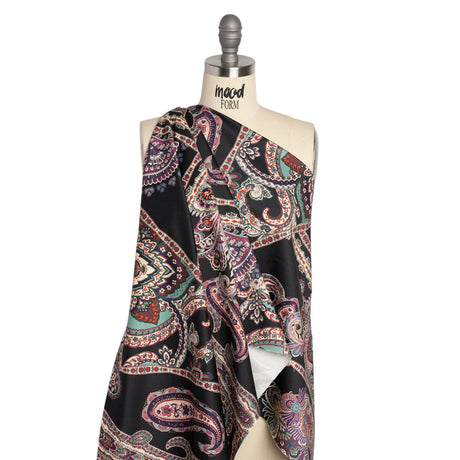 Mood Exclusive Black Elegant Eloise Stretch Cotton Sateen
