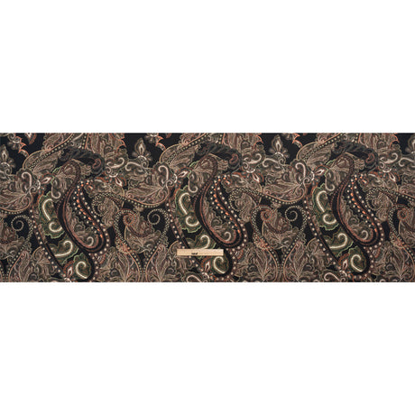 Mood Exclusive Black Octopus's Garden Stretch Cotton Sateen