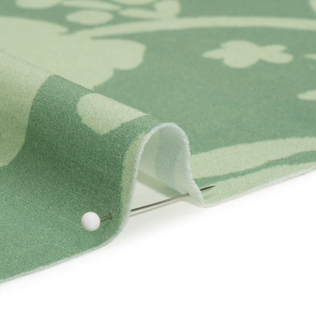 Mood Exclusive Green Veranda Views Stretch Cotton Poplin