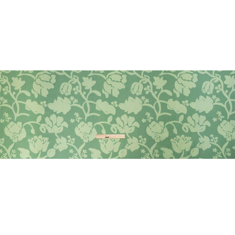 Mood Exclusive Green Veranda Views Stretch Cotton Poplin