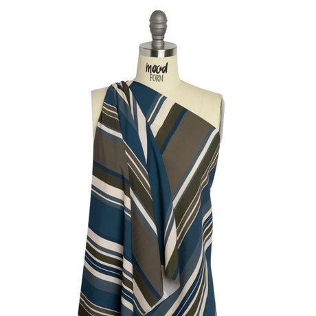 Mood Exclusive Navy Scan the Crowd Viscose Woven