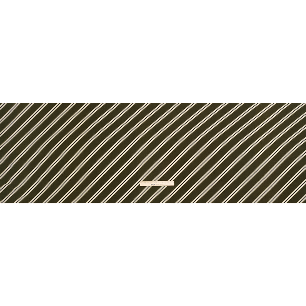 Mood Exclusive Olive Stripe Down Viscose Woven