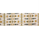Tencel Woven Print - Yellow, Teal and White Intricate Abstracts - Mood Exclusive Table Settings