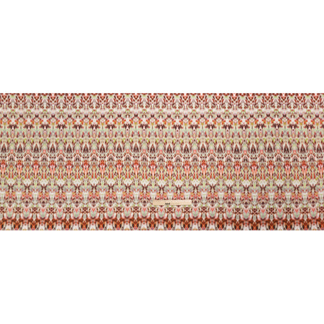 Tencel Woven Print - Brown, Red and Lime Green Blurred Abstract - Mood Exclusive Powerfully Prismatic