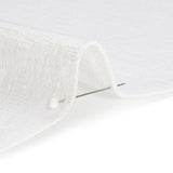 Otta White Polyester Chenille Woven