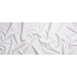 Otta White Polyester Chenille Woven