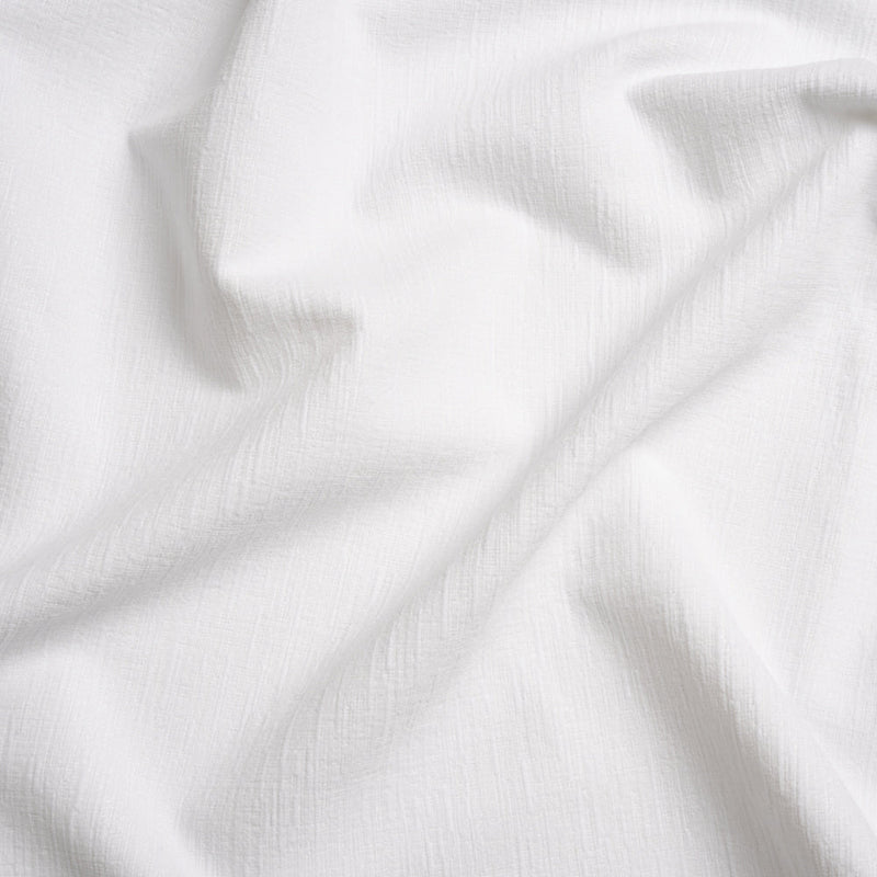 Otta White Polyester Chenille Woven