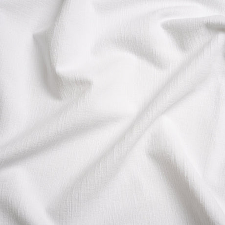 Otta White Polyester Chenille Woven