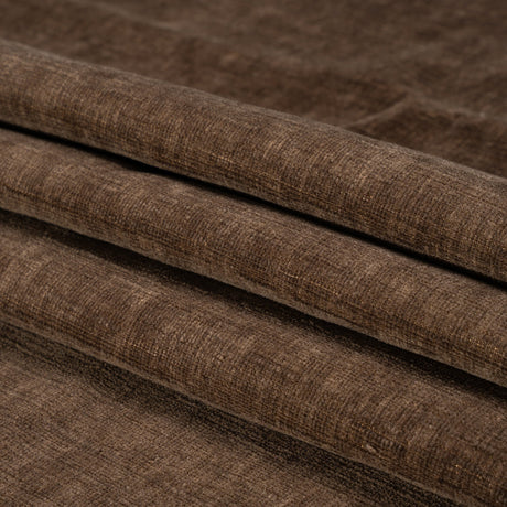 Otta Chocolate Polyester Chenille Woven