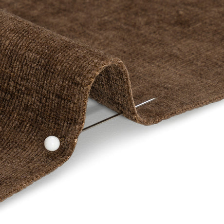 Otta Chocolate Polyester Chenille Woven