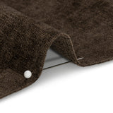 Otta Brown Polyester Chenille Woven