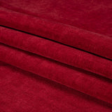 Otta Red Polyester Chenille Woven