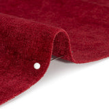 Otta Red Polyester Chenille Woven