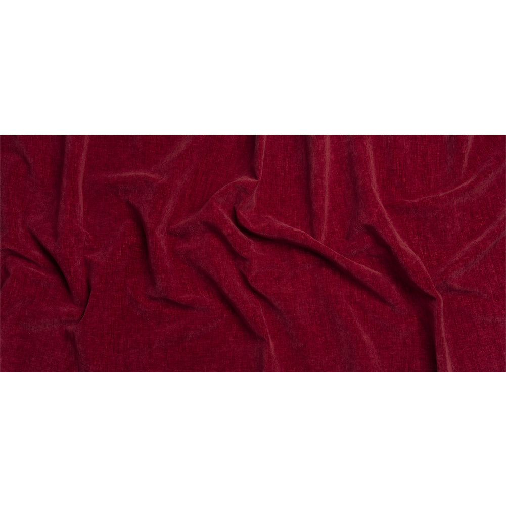 Otta Red Polyester Chenille Woven