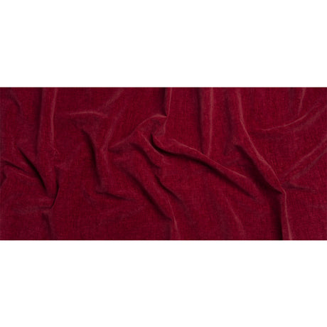 Otta Red Polyester Chenille Woven