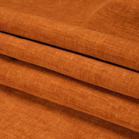 Otta Rust Polyester Chenille Woven