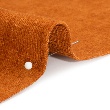 Otta Rust Polyester Chenille Woven