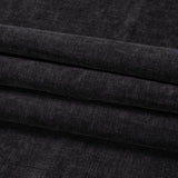 Otta Black Polyester Chenille Woven