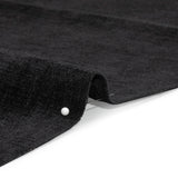 Otta Black Polyester Chenille Woven