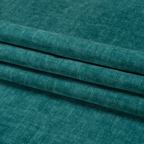 Otta Teal Polyester Chenille Woven