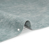 Otta Blue Polyester Chenille Woven
