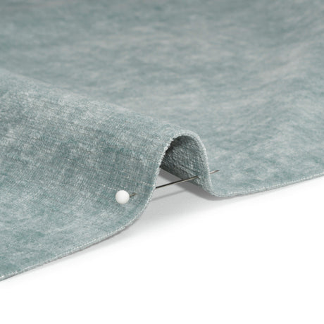 Otta Blue Polyester Chenille Woven