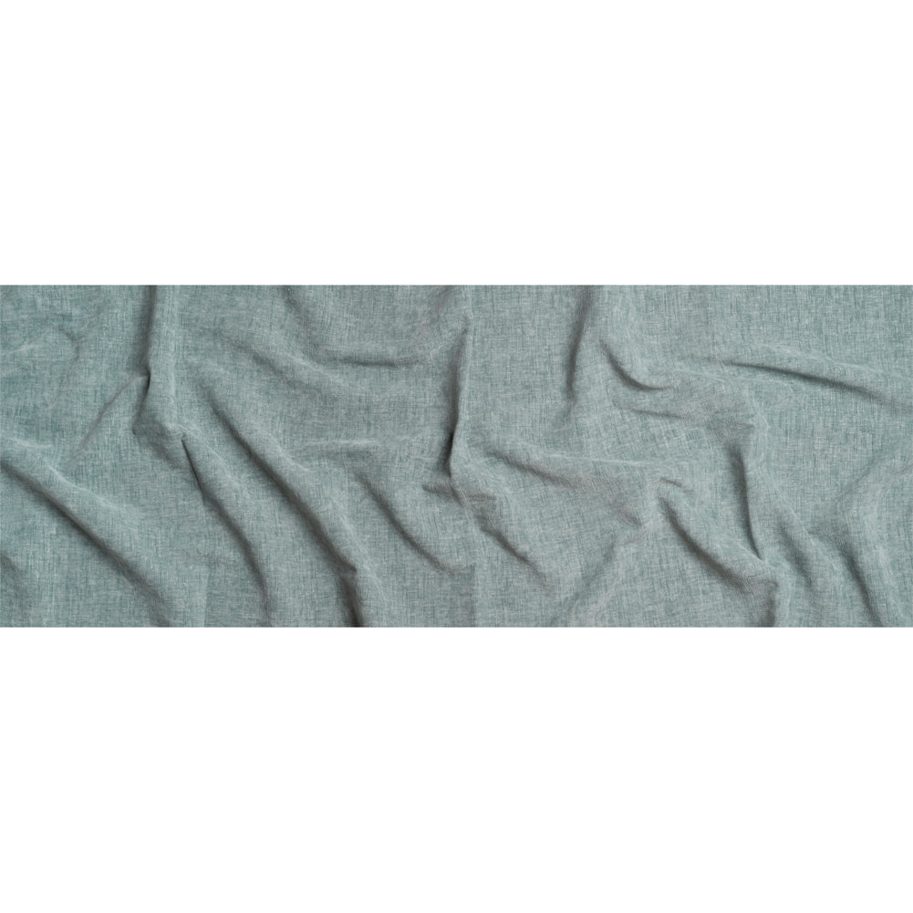 Otta Blue Polyester Chenille Woven