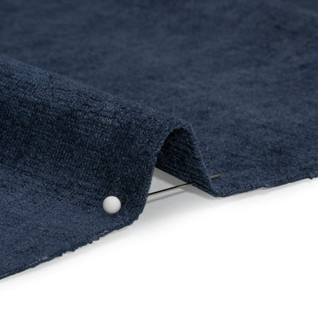 Otta Indigo Polyester Chenille Woven