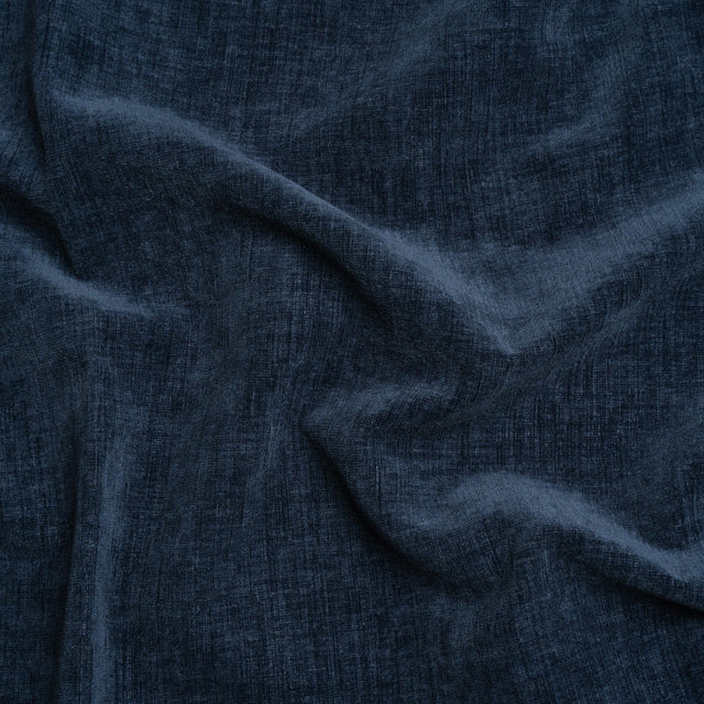 Otta Indigo Polyester Chenille Woven