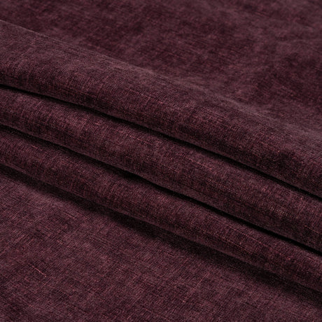 Otta Eggplant Polyester Chenille Woven