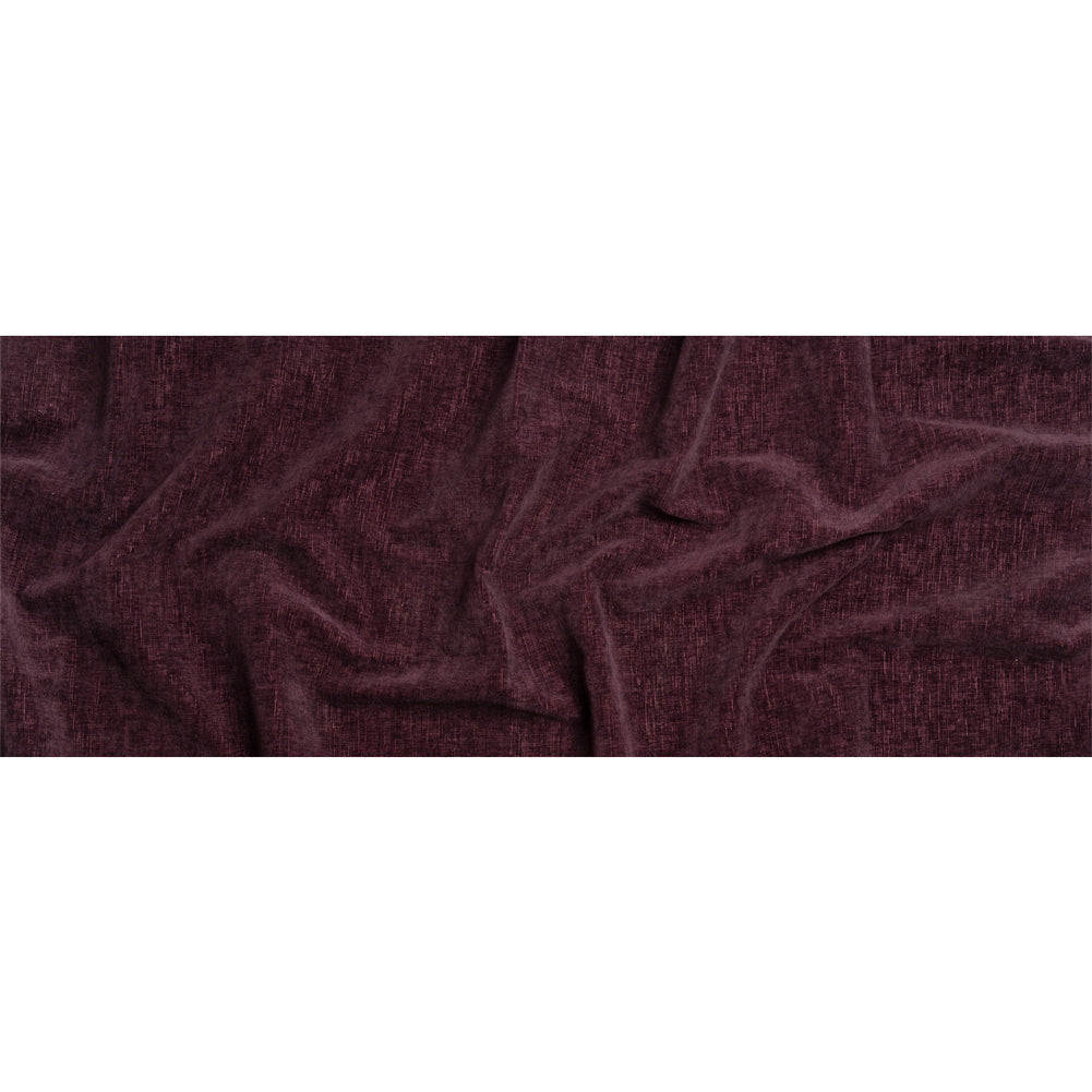 Otta Eggplant Polyester Chenille Woven