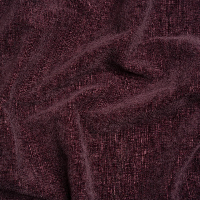 Otta Eggplant Polyester Chenille Woven