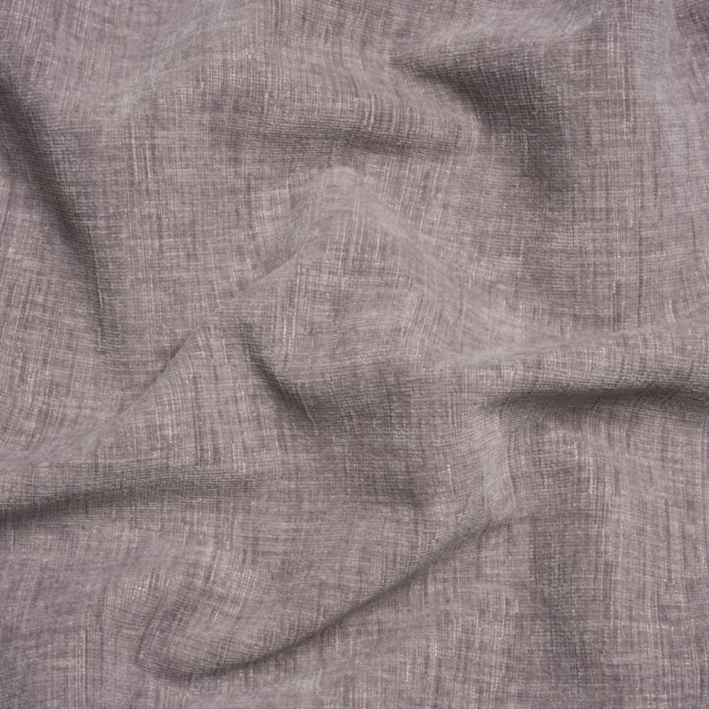 Otta Mauve Polyester Chenille Woven