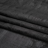 Kasa Black Crosshatching Embossed Knit Velvet