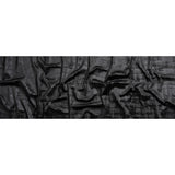Kasa Black Crosshatching Embossed Knit Velvet