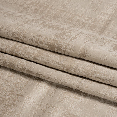 Kasa Beige Crosshatching Embossed Knit Velvet