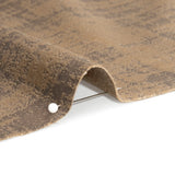 Kasa Tan Crosshatching Embossed Knit Velvet