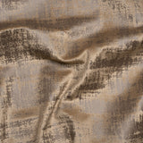 Kasa Tan Crosshatching Embossed Knit Velvet