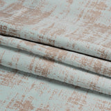 Kasa Seafoam Crosshatching Embossed Knit Velvet