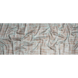 Kasa Seafoam Crosshatching Embossed Knit Velvet
