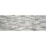 Ivory and Black Striated Wool and Polyester Boucle