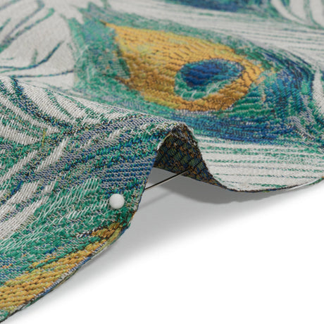 Peacock Green Peacock Feathers Upholstery Jacquard