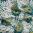 Peacock Green Peacock Feathers Upholstery Jacquard