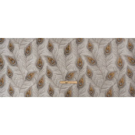 Whisper Peacock Feathers Upholstery Jacquard