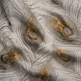 Whisper Peacock Feathers Upholstery Jacquard