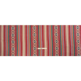 Arizona Berry Spiked Diamonds Southwestern Stripe Cotton Twill